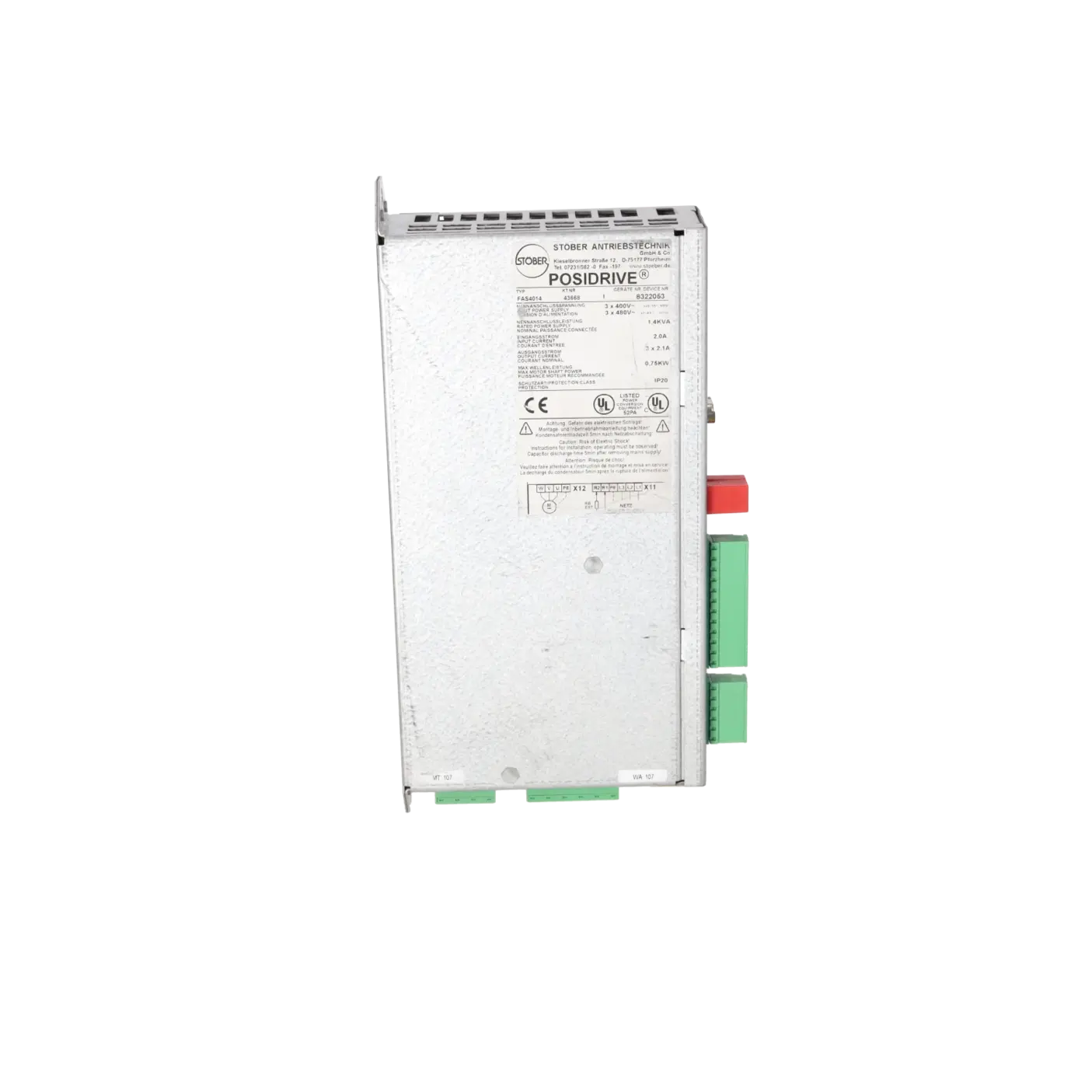 STÖBER FAS4014, Antriebstechnik, Umrichter, K0343742, Bild 7