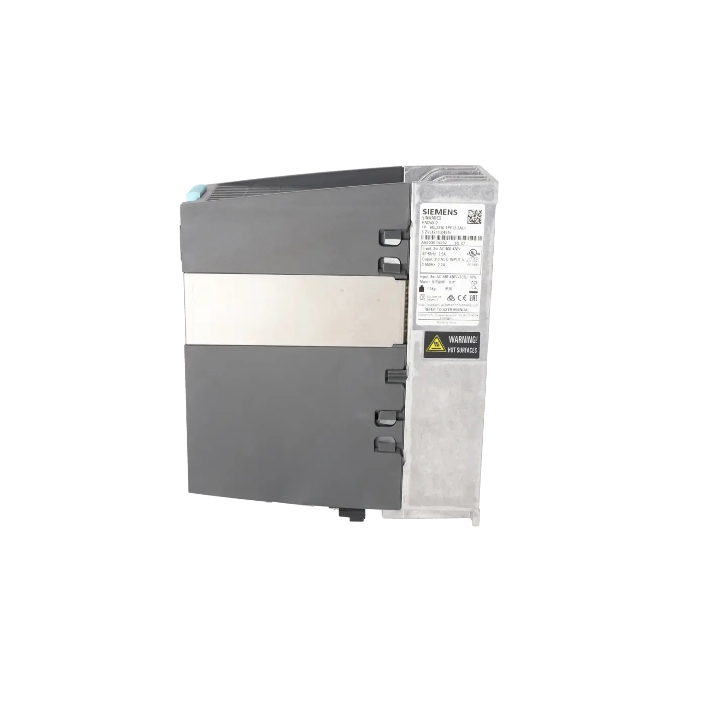 SIEMENS 6SL3210-1PE12-3AL1, Drive Technology, Frequency Converter, K0375342, Image 3