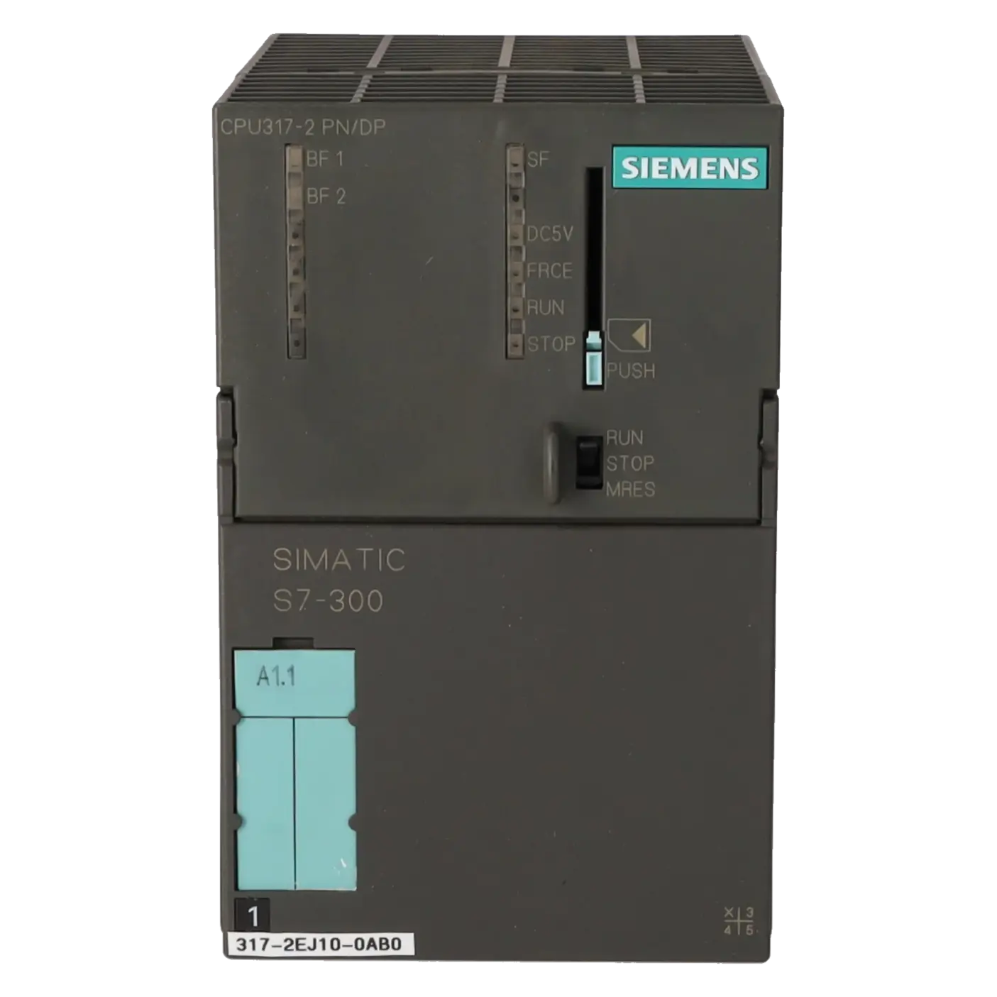 SIEMENS 6ES7317-2EJ10-0AB0, PLC Controls, SIMATIC S7-300, K0136693, Image 1