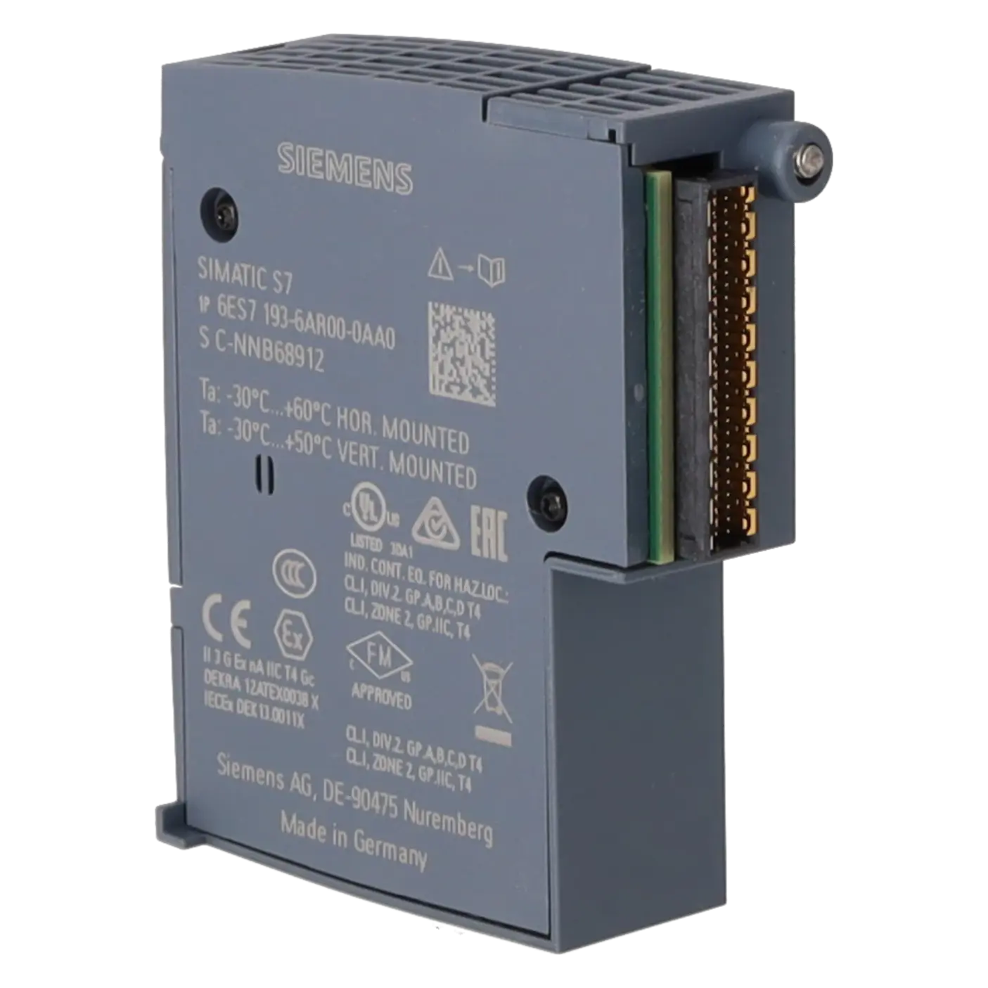 SIEMENS 6ES7193-6AR00-0AA0, PLC Controls, Connecting Systems / Cables, K0316564, Image 4