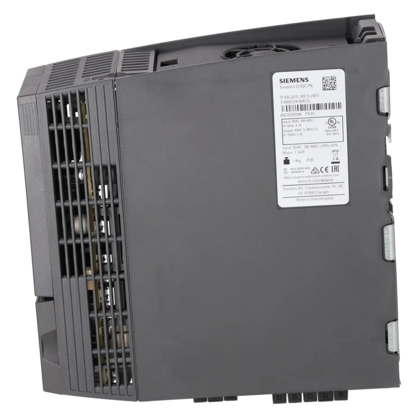 SIEMENS 6SL3210-1KE13-2AF2, Antriebstechnik, Umrichter, K1098190, Bild 3