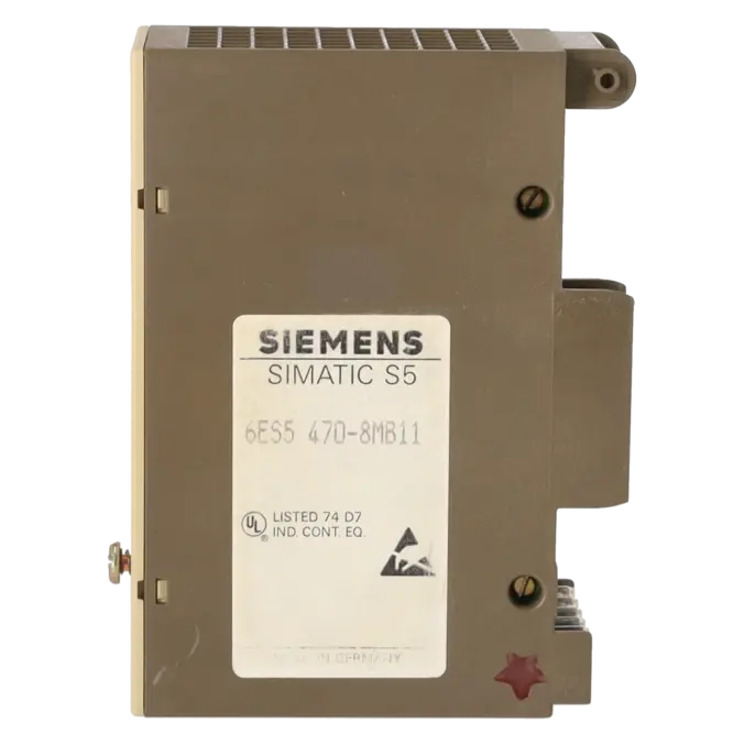 SIEMENS 6ES5470-8MB11, PLC Controls, Analog Input / Output Modules, K0137078, Image 3