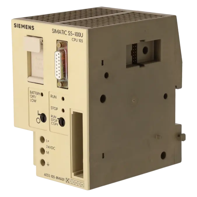 SIEMENS 6ES5103-8MA01, PLC Controls, Central Processing Units, K0137148, Image 2