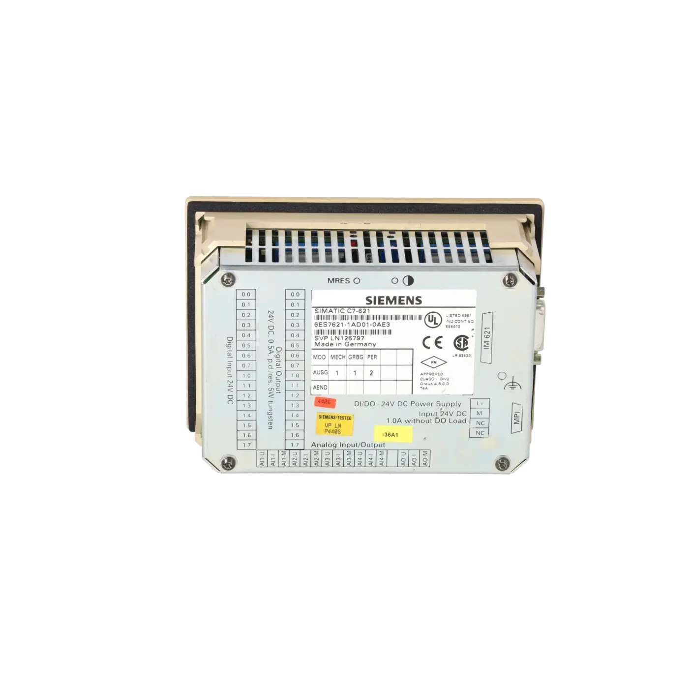 SIEMENS 6ES7621-1AD01-0AE3, HMI, Kompaktgeräte, K0002698, Bild 5