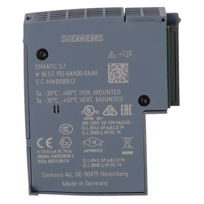 SIEMENS 6ES7193-6AR00-0AA0, PLC Controls, Connecting Systems / Cables, K0316564, Image 3