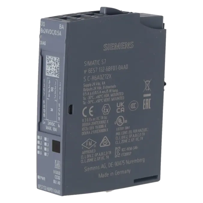SIEMENS 6ES7132-6BF01-0AA0, PLC Controls, Digital Input / Output Modules, K1150649, Image 2