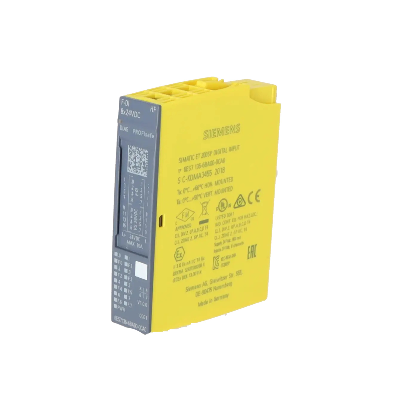 SIEMENS 6ES7136-6BA00-0CA0, PLC Controls, Digital Input / Output Modules, K0370487, Image 2