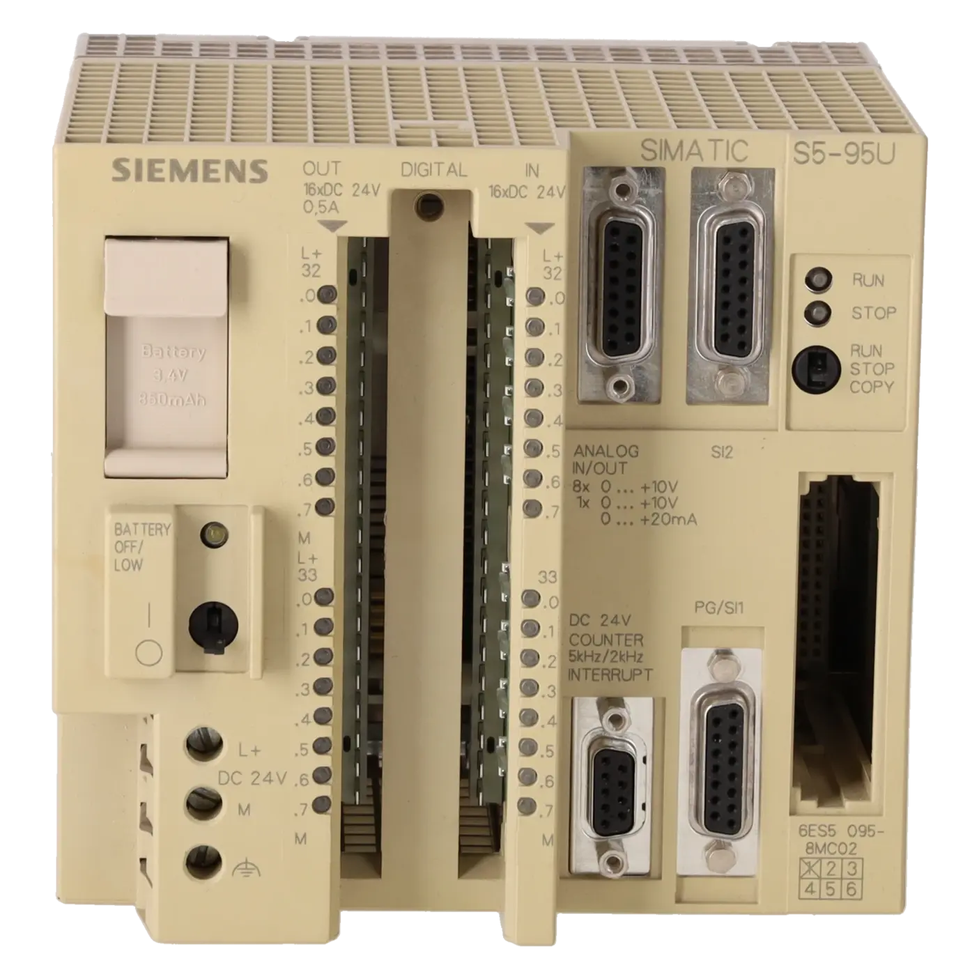 SIEMENS 6ES5095-8MC02, Baugruppen, CPU / Zentralbaugruppen, K0000851, Bild 1