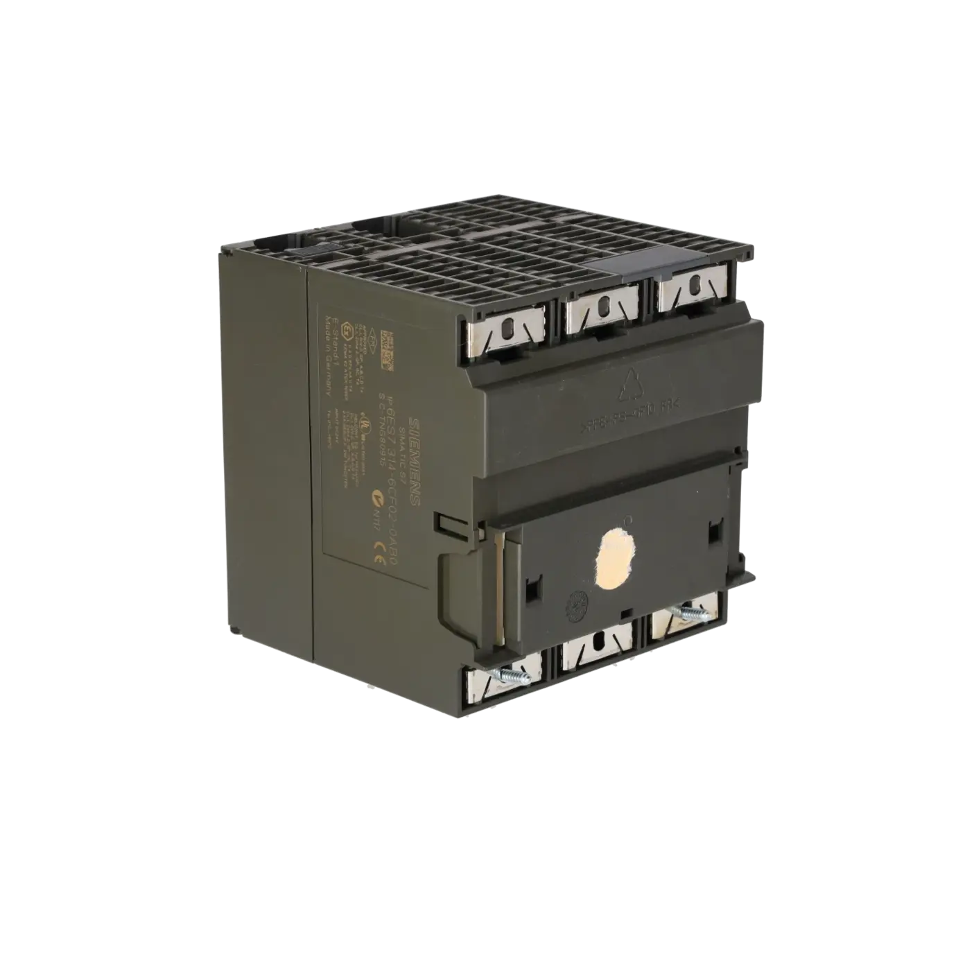 SIEMENS 6ES7314-6CF02-0AB0, PLC Controls, SIMATIC S7-300, K0136683, Image 4