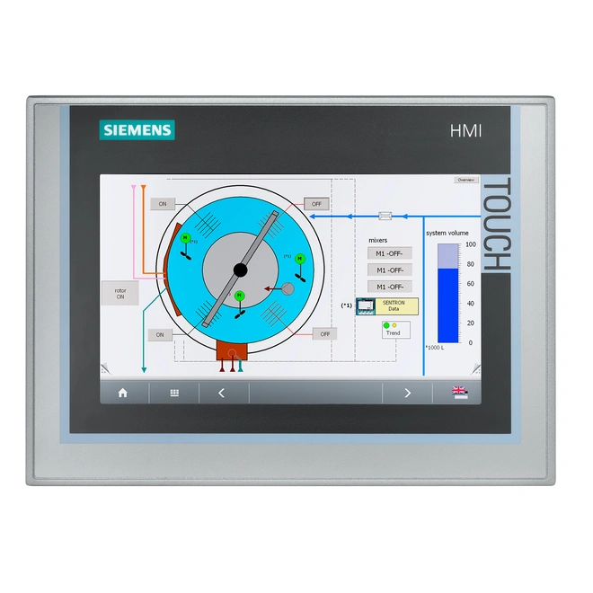 SIEMENS 6AG1124-0GC01-4AX0, HMI, Touch-Panels, K0339156