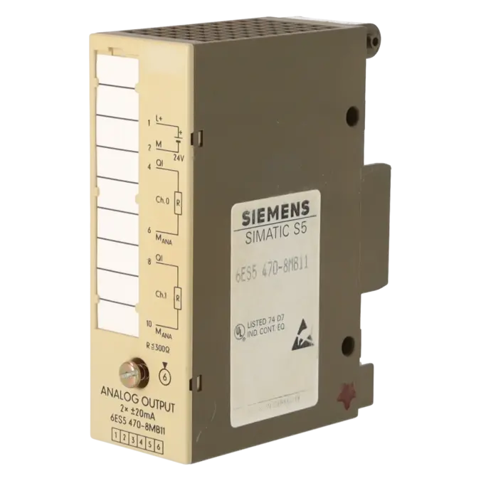 SIEMENS 6ES5470-8MB11, PLC Controls, Analog Input / Output Modules, K0137078, Image 2