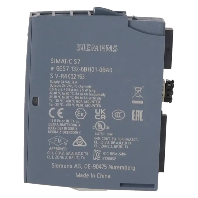 SIEMENS 6ES7132-6BH01-0BA0, PLC Controls, Digital Input / Output Modules, K1149987, Image 3