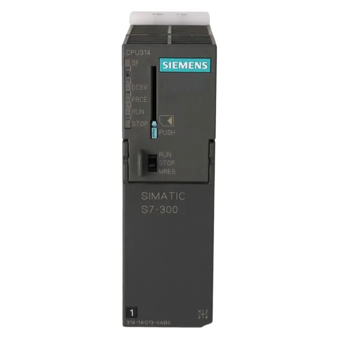 SIEMENS 6ES7314-1AG13-0AB0, PLC Controls, SIMATIC S7-300, K0171253, Image 1