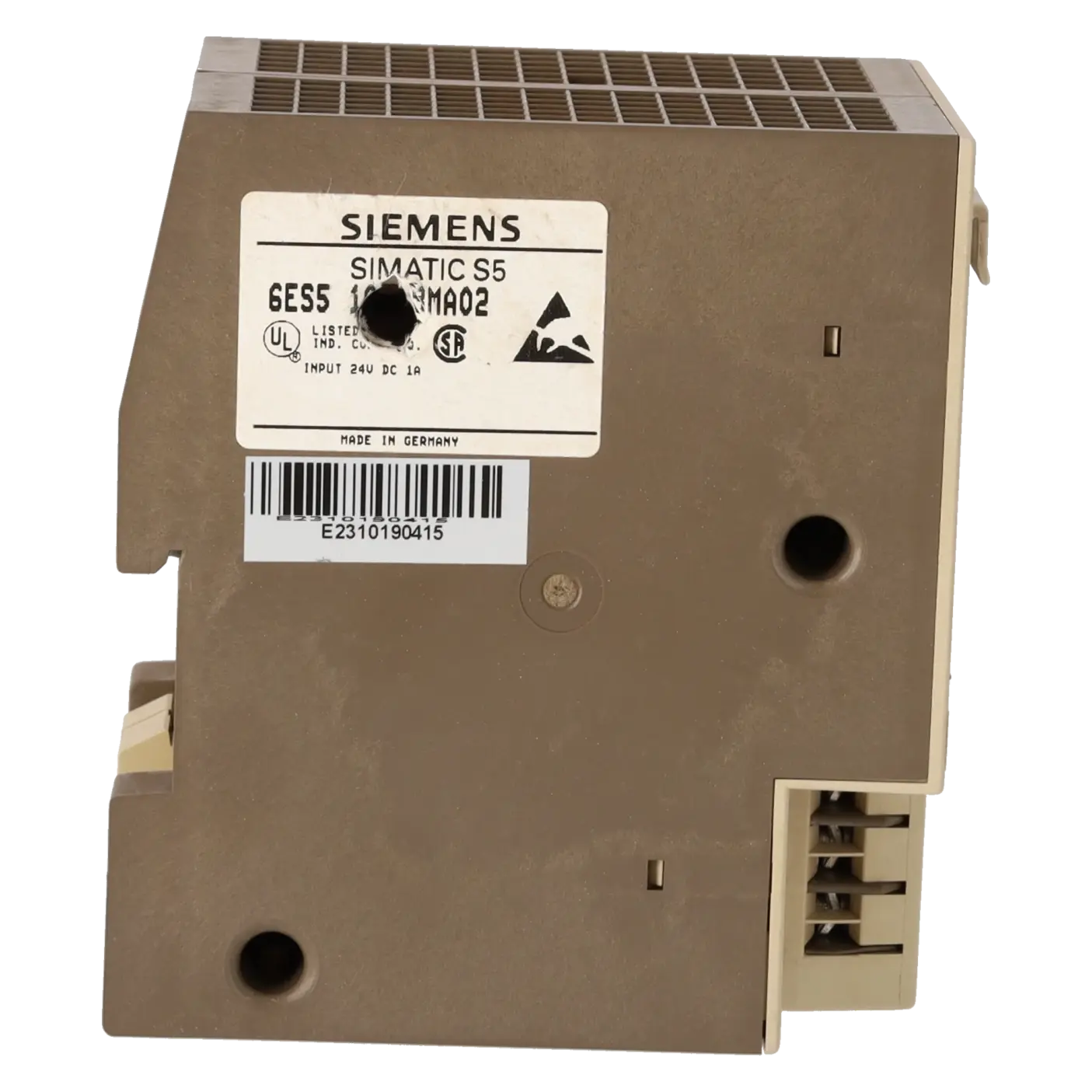 SIEMENS 6ES5103-8MA02, Baugruppen, SIMATIC-S5-Aktion, K0136313, Bild 2