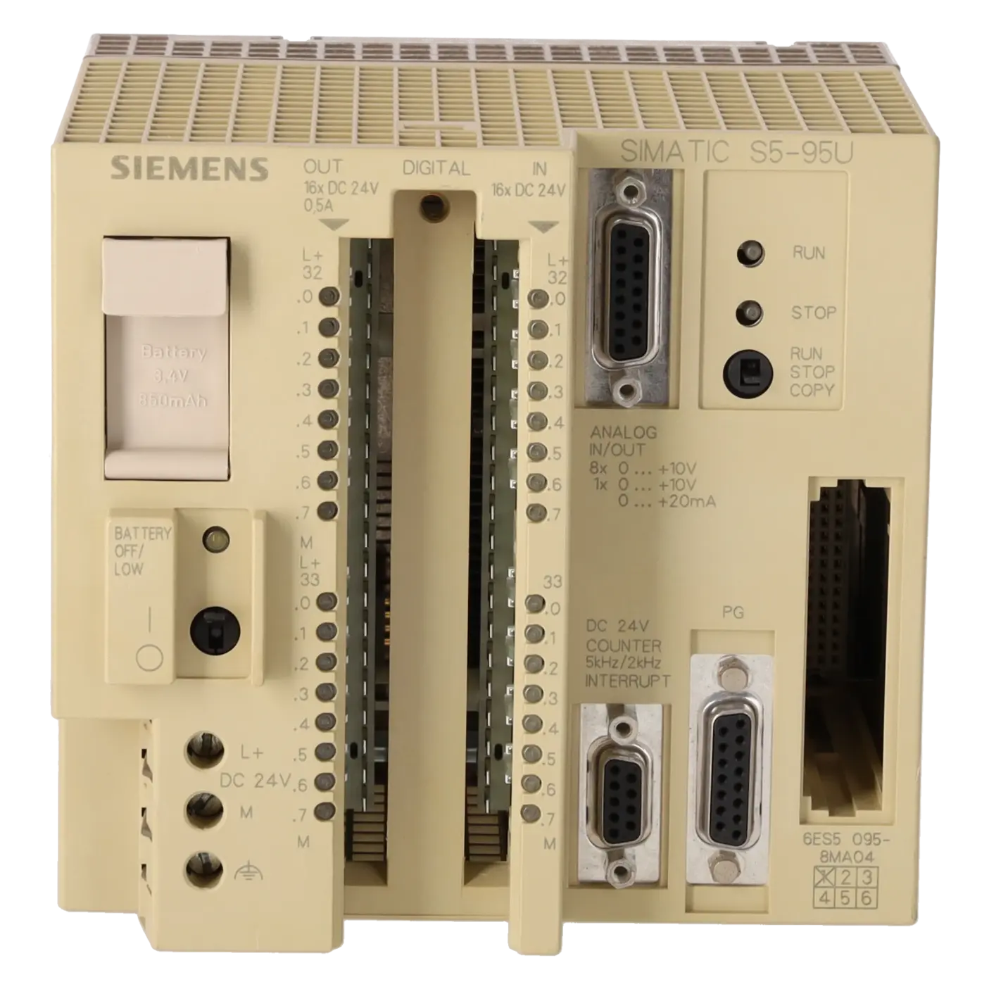 SIEMENS 6ES5095-8MA04, Baugruppen, SIMATIC-S5-Aktion, K0000849, Bild 1