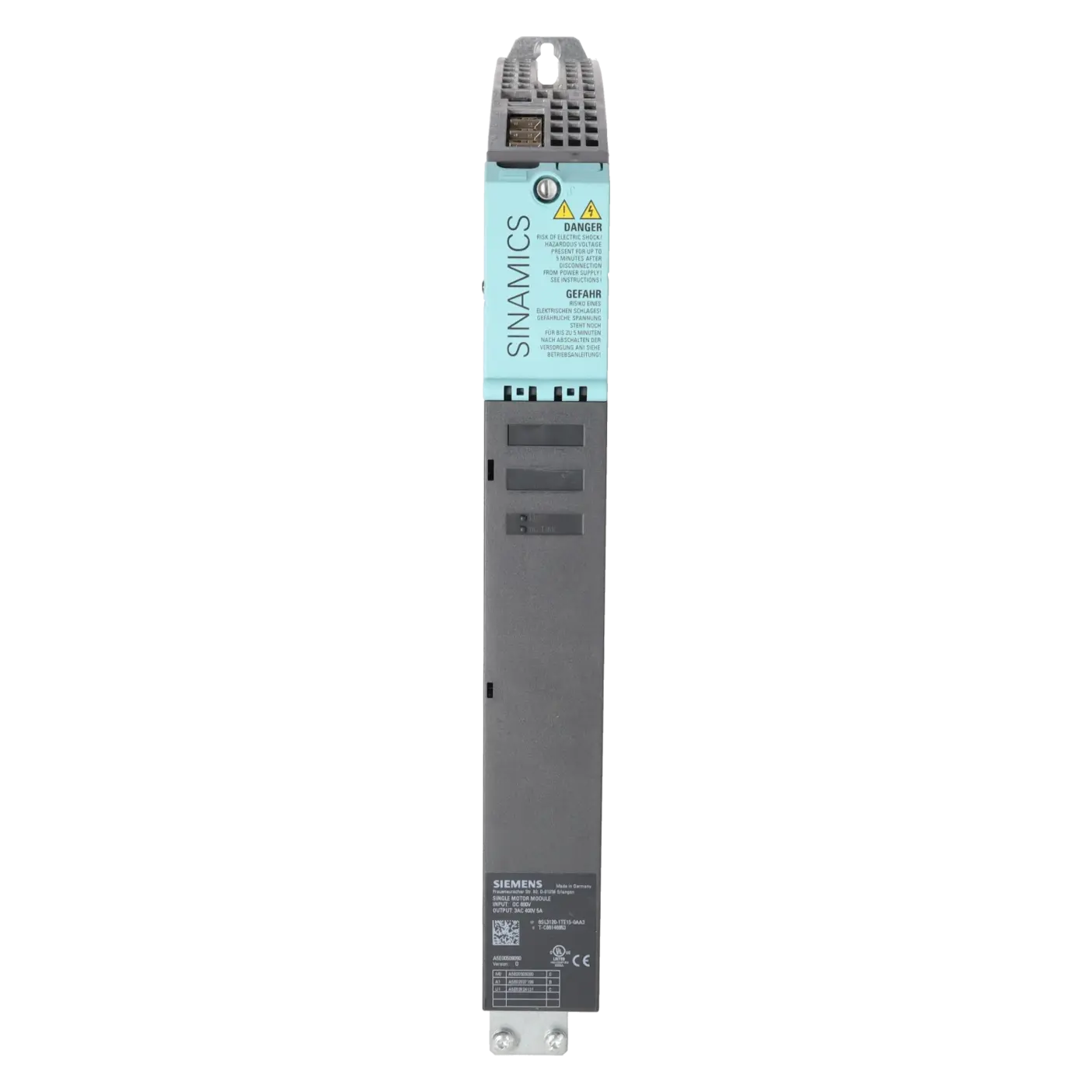 SIEMENS 6SL3120-1TE15-0AA3, Antriebstechnik, Wechselrichter, K0202416, Bild 1