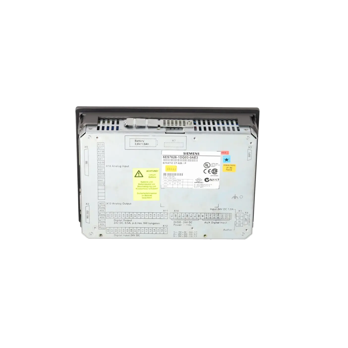 SIEMENS 6ES7626-1DG03-0AE3, HMI, Kompaktgeräte, K0002717, Bild 5