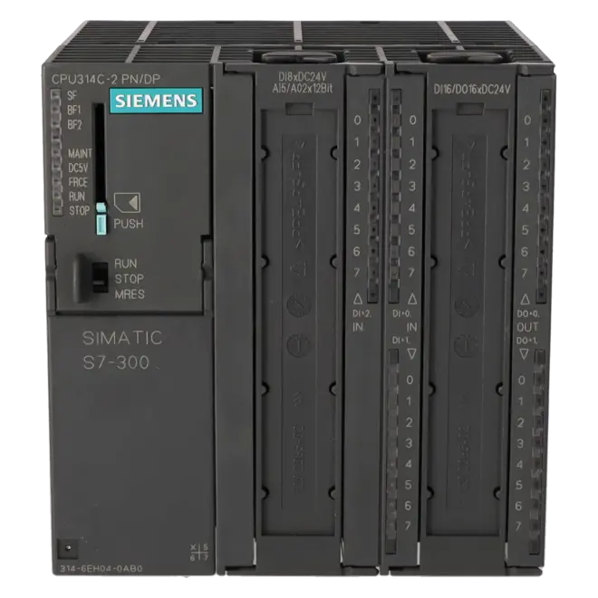SIEMENS 6ES7314-6EH04-0AB0, PLC Controls, Central Processing Units, K0252210