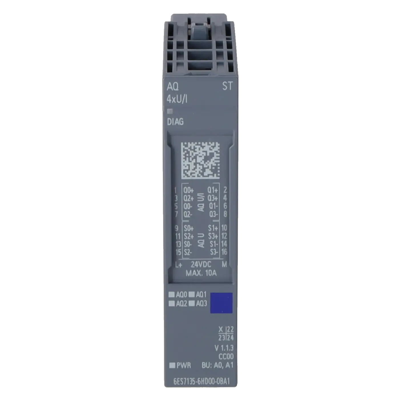 SIEMENS 6ES7135-6HD00-0BA1, PLC Controls, Analog Input / Output Modules, K0316558, Image 1