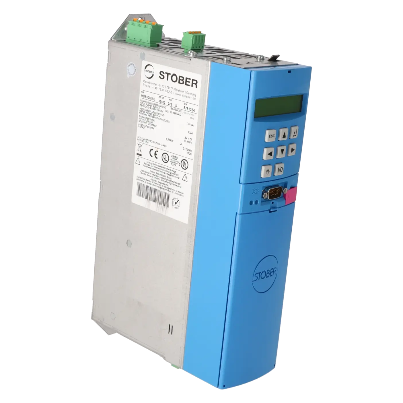 STÖBER MDS5008A/L, Antriebstechnik, Umrichter, K1005761, Bild 8