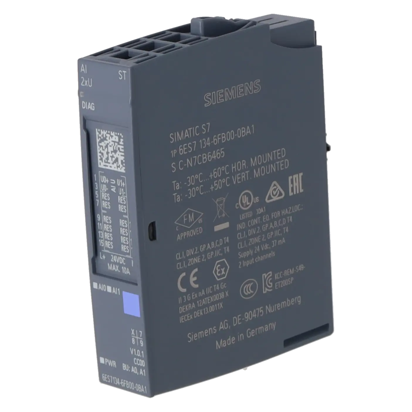 SIEMENS 6ES7134-6FB00-0BA1, Baugruppen, Analogein- / Analogausgaben, K1097171, Bild 2