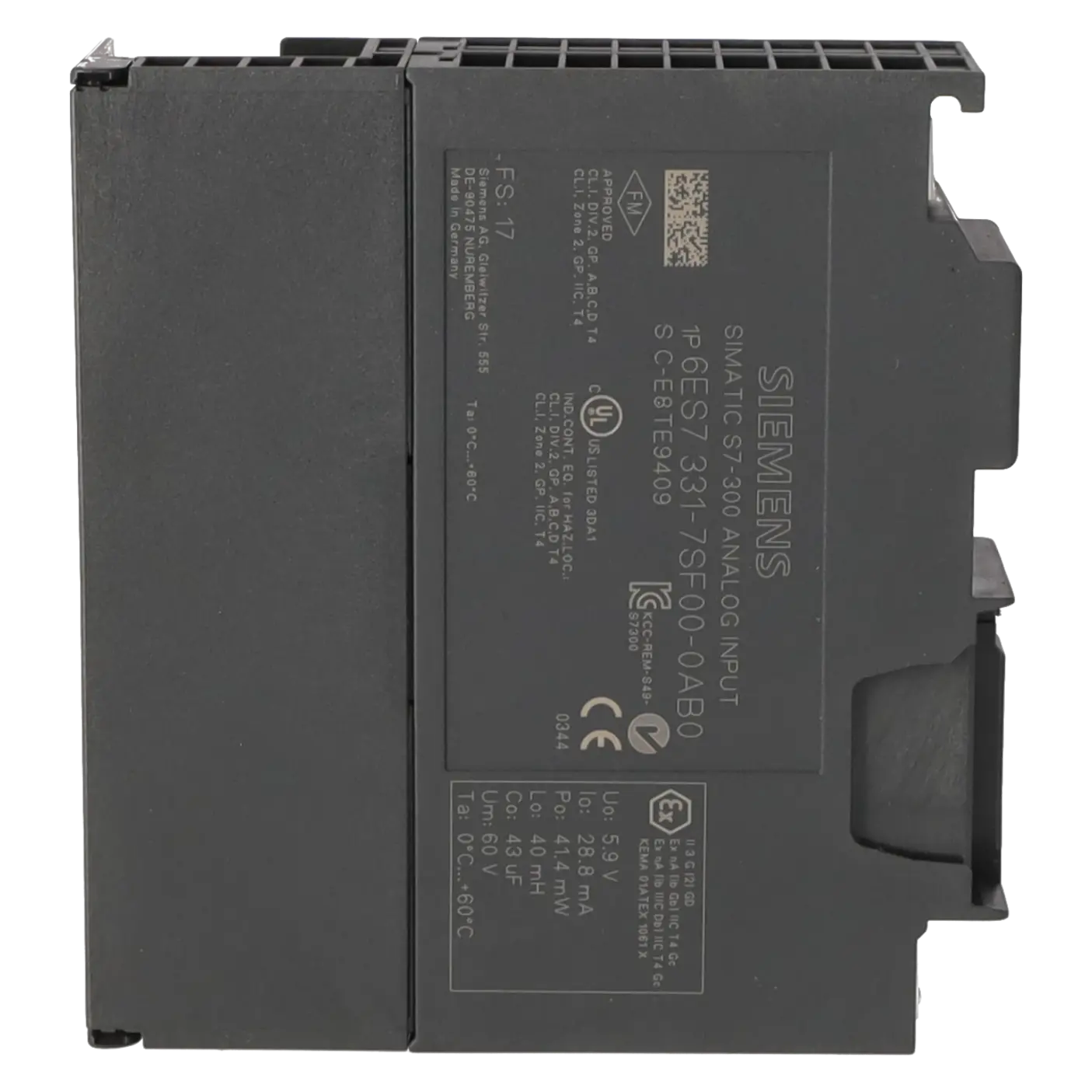 SIEMENS 6ES7331-7SF00-0AB0, Baugruppen, SIMATIC S7-300, K0118581, Bild 3
