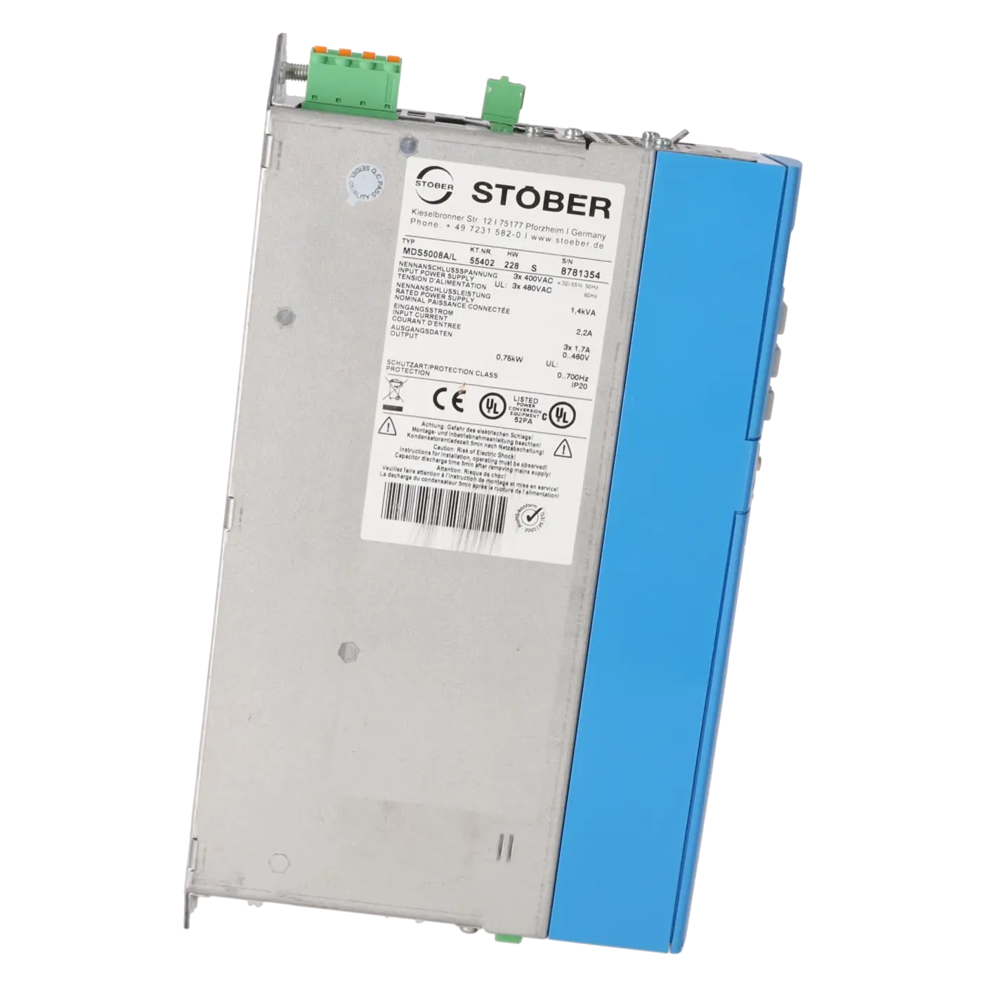 STÖBER MDS5008A/L, Antriebstechnik, Umrichter, K1005761, Bild 7