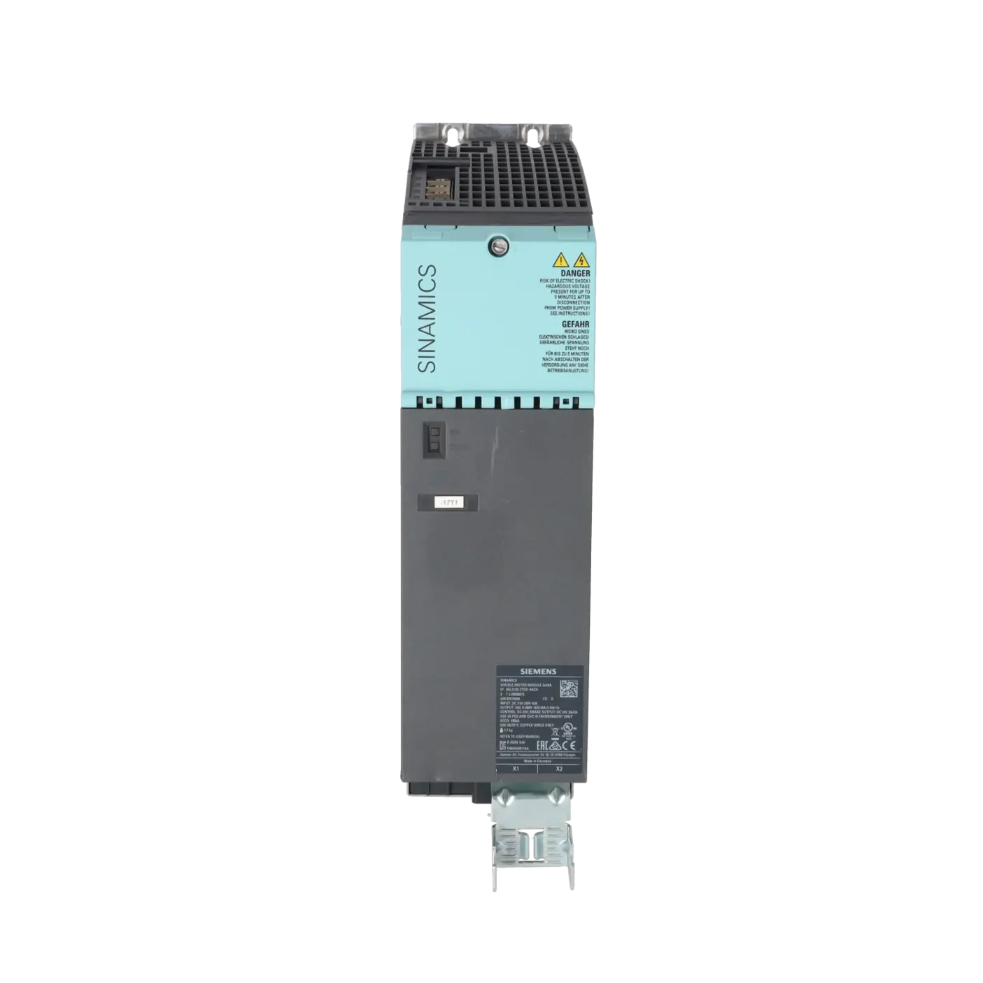 SIEMENS 6SL3120-2TE21-8AC0, Drive Technology, Inverter, K1098153, Image 1