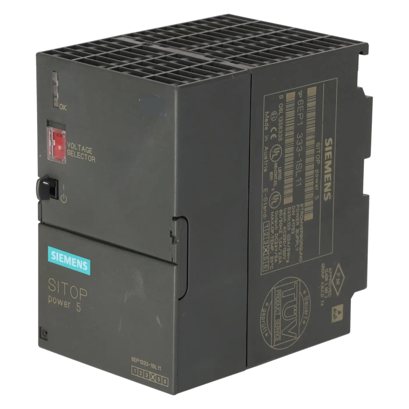 SIEMENS 6EP1333-1SL11, PLC Controls, PLC Controls Power Supplies, K0117290, Image 2