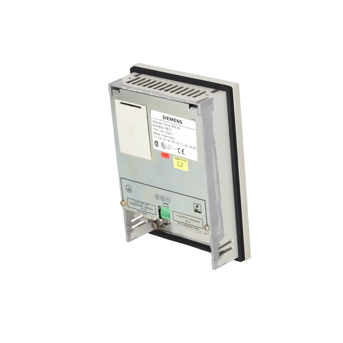 SIEMENS 6AV3505-1FB12, HMI, Operator Panels, K0136031, Image 6