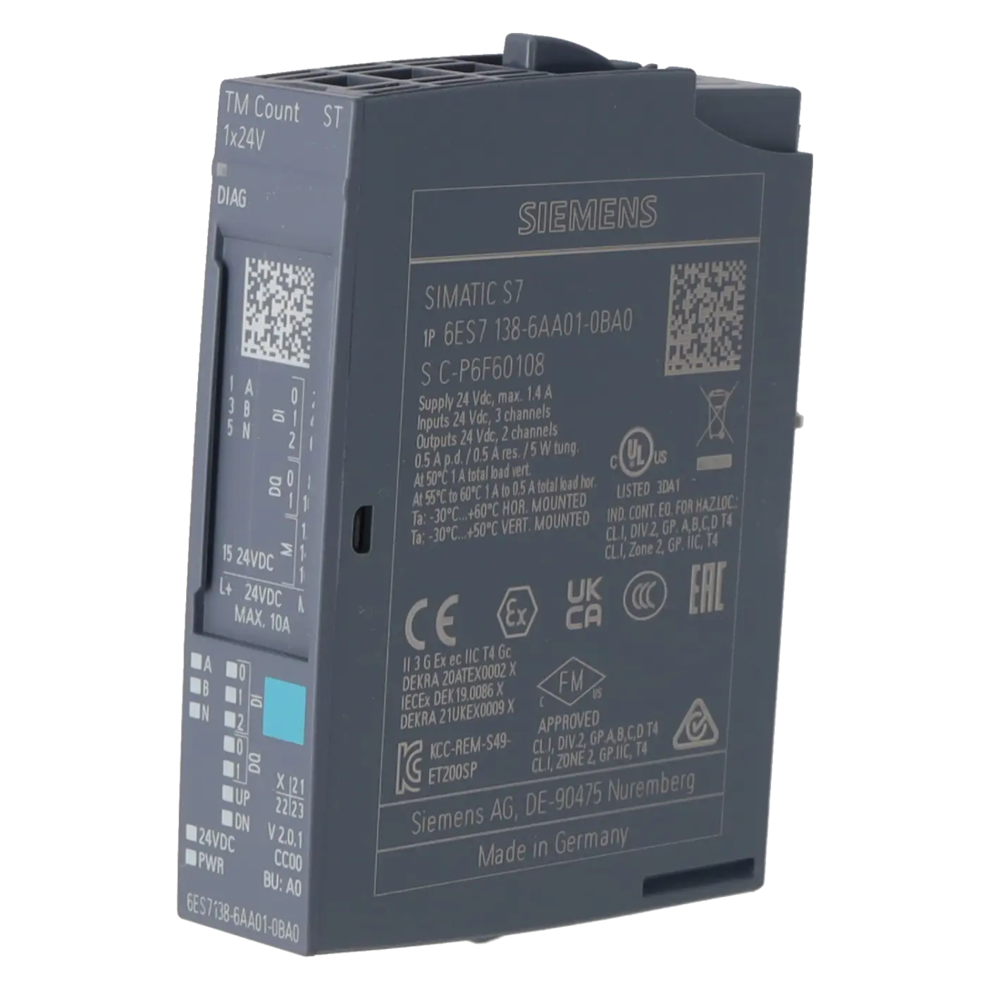 SIEMENS 6ES7138-6AA01-0BA0, Baugruppen, Funktionsbaugruppen, K1183868, Bild 2