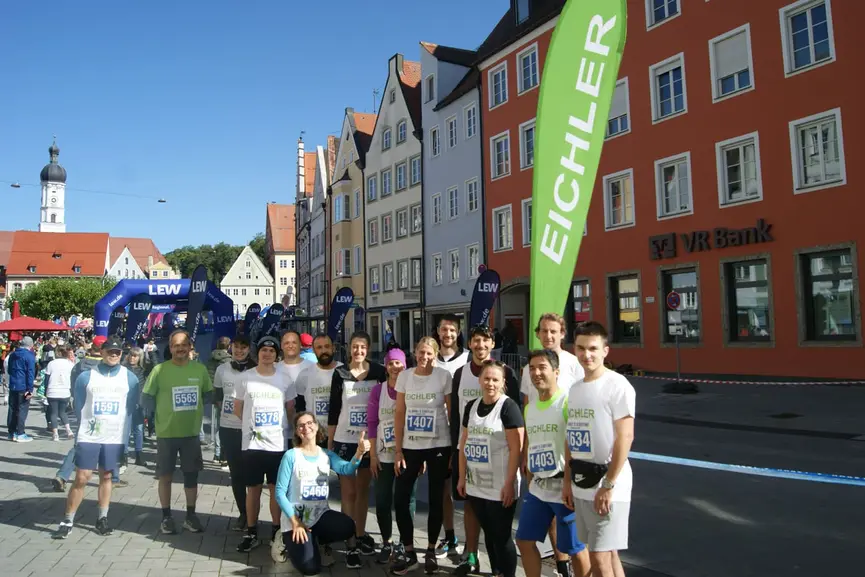 Team-Eichler beim Hardys Stadtlauf Landsberg 2025