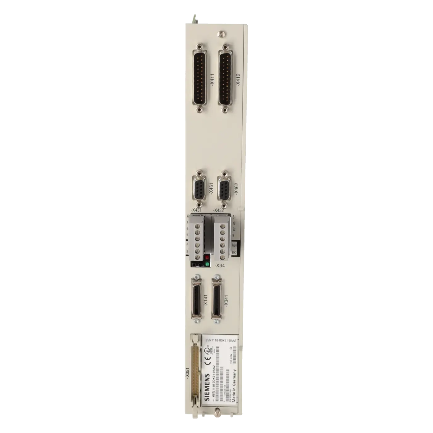 SIEMENS 6SN1118-0DK21-0AA2, Drive Technology, Control and Measuring Plug-In Units, K0223410, Image 1