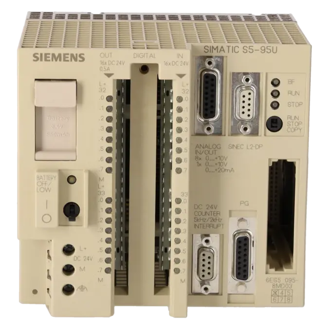 SIEMENS 6ES5095-8MD03, PLC Controls, SIMATIC-S5 Sales Offer, K0117388, Image 1