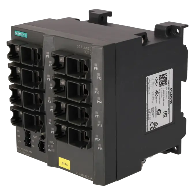 SIEMENS 6GK5216-0BA00-2AA3, PLC Controls, Communication Modules, K0186298, Image 2