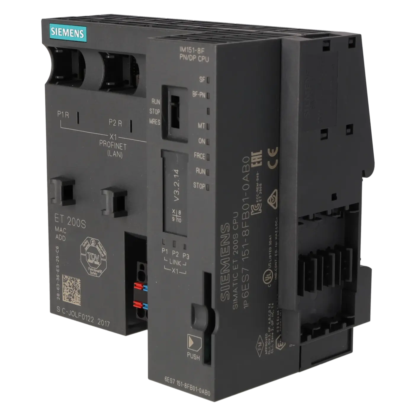 SIEMENS 6ES7151-8FB01-0AB0, Baugruppen, CPU / Zentralbaugruppen, K0252091, Bild 2