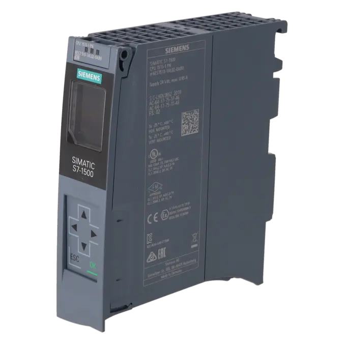 SIEMENS 6ES7513-1AL02-0AB0, PLC Controls, Central Processing Units, K1161668, Image 2