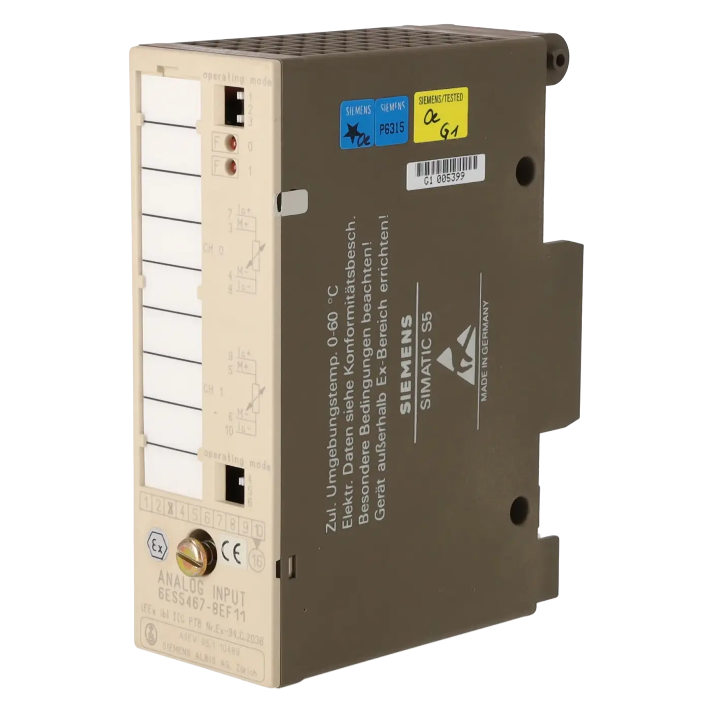SIEMENS 6ES5467-8EF11, Baugruppen, Analogein- / Analogausgaben, K0001108, Bild 2