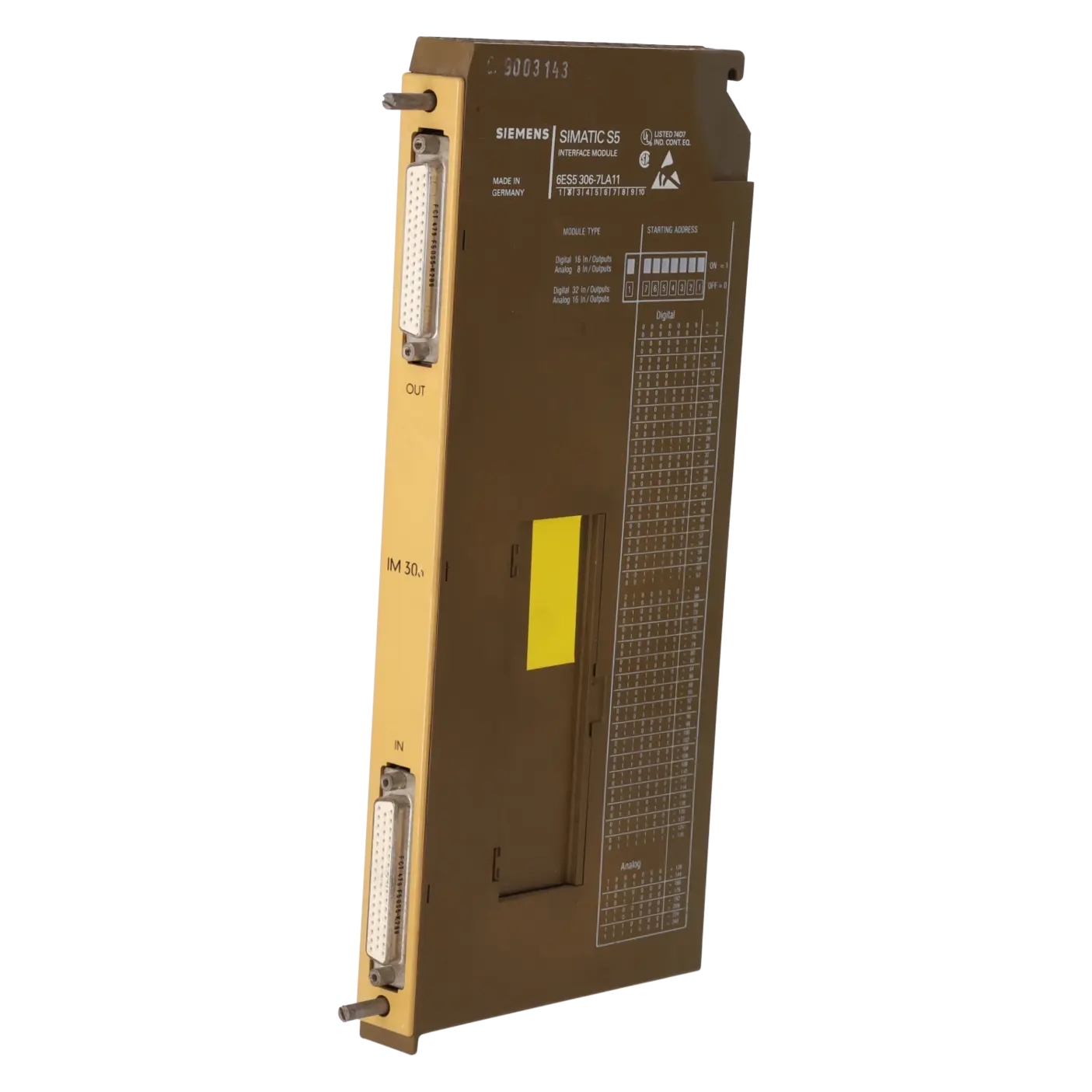 SIEMENS 6ES5306-7LA11, Baugruppen, Interface-Module / Anschaltungen, K0117461, Bild 2