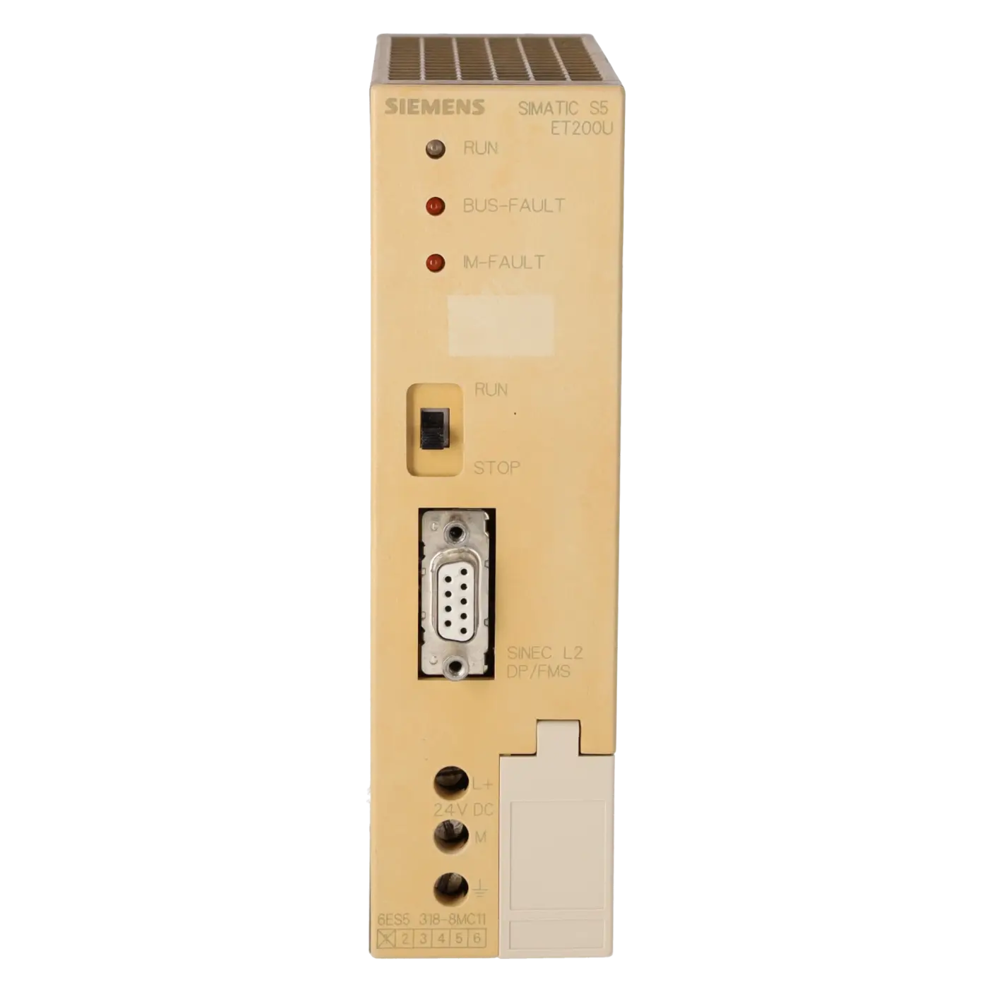 SIEMENS 6ES5318-8MC11, PLC Controls, Interface Modules / Power-On Units, K0136371, Image 1