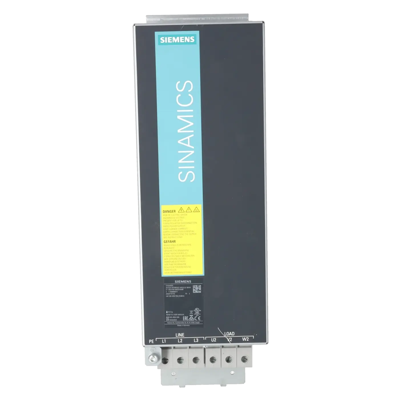 SIEMENS 6SL3100-0BE23-6AB0, Antriebstechnik, Filter / Drossel / Trafo, K0375176, Bild 1