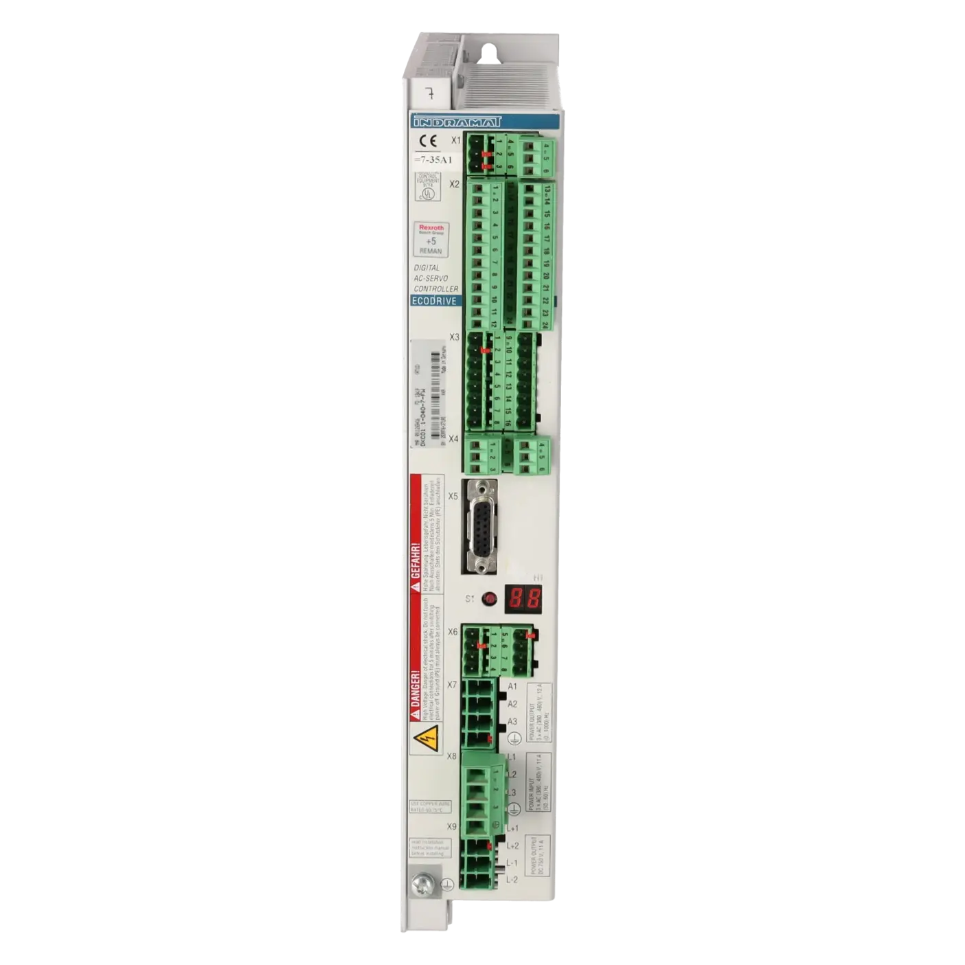 Indramat DKC01.1-040-7-FW, Antriebstechnik, Umrichter, K0333250, Bild 1