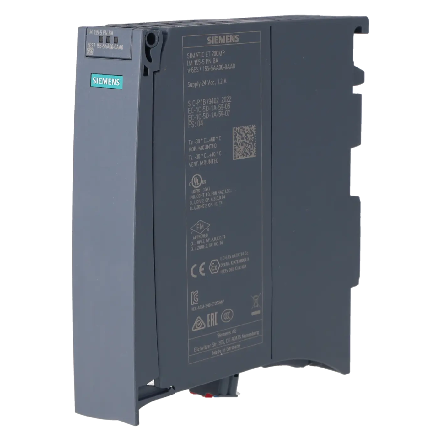 SIEMENS 6ES7155-5AA00-0AA0, PLC Controls, Interface Modules / Power-On Units, K1138855, Image 2