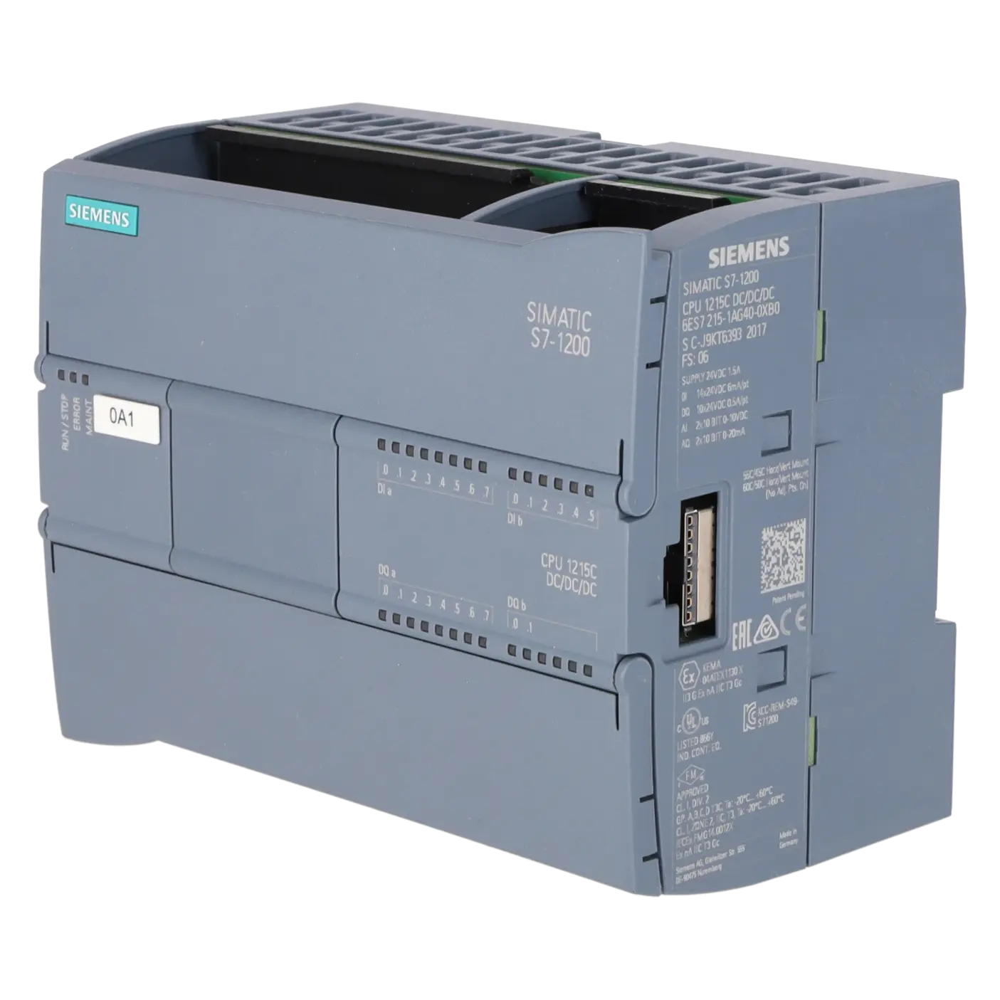 SIEMENS 6ES7215-1AG40-0XB0, Baugruppen, CPU / Zentralbaugruppen, K0370562, Bild 2