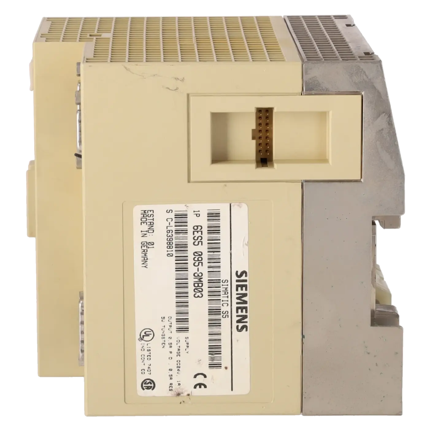 SIEMENS 6ES5095-8MB03, PLC Controls, Central Processing Units, K0000850, Image 3