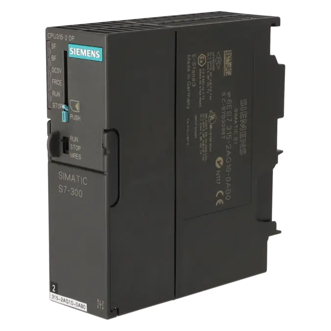 SIEMENS 6ES7315-2AG10-0AB0, PLC Controls, SIMATIC S7-300, K0118519, Image 2