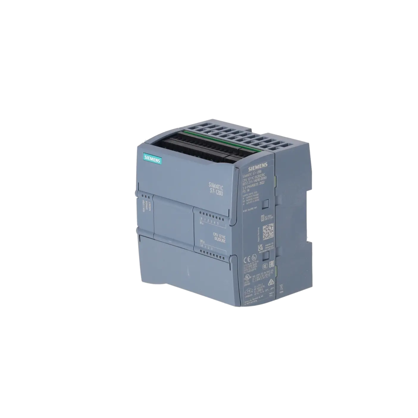 SIEMENS 6ES7211-1AE40-0XB0, PLC Controls, Central Processing Units, K0370549, Image 2