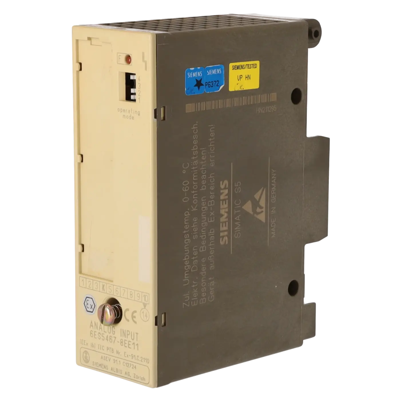SIEMENS 6ES5467-8EE11, PLC Controls, Analog Input / Output Modules, K0001107, Image 2