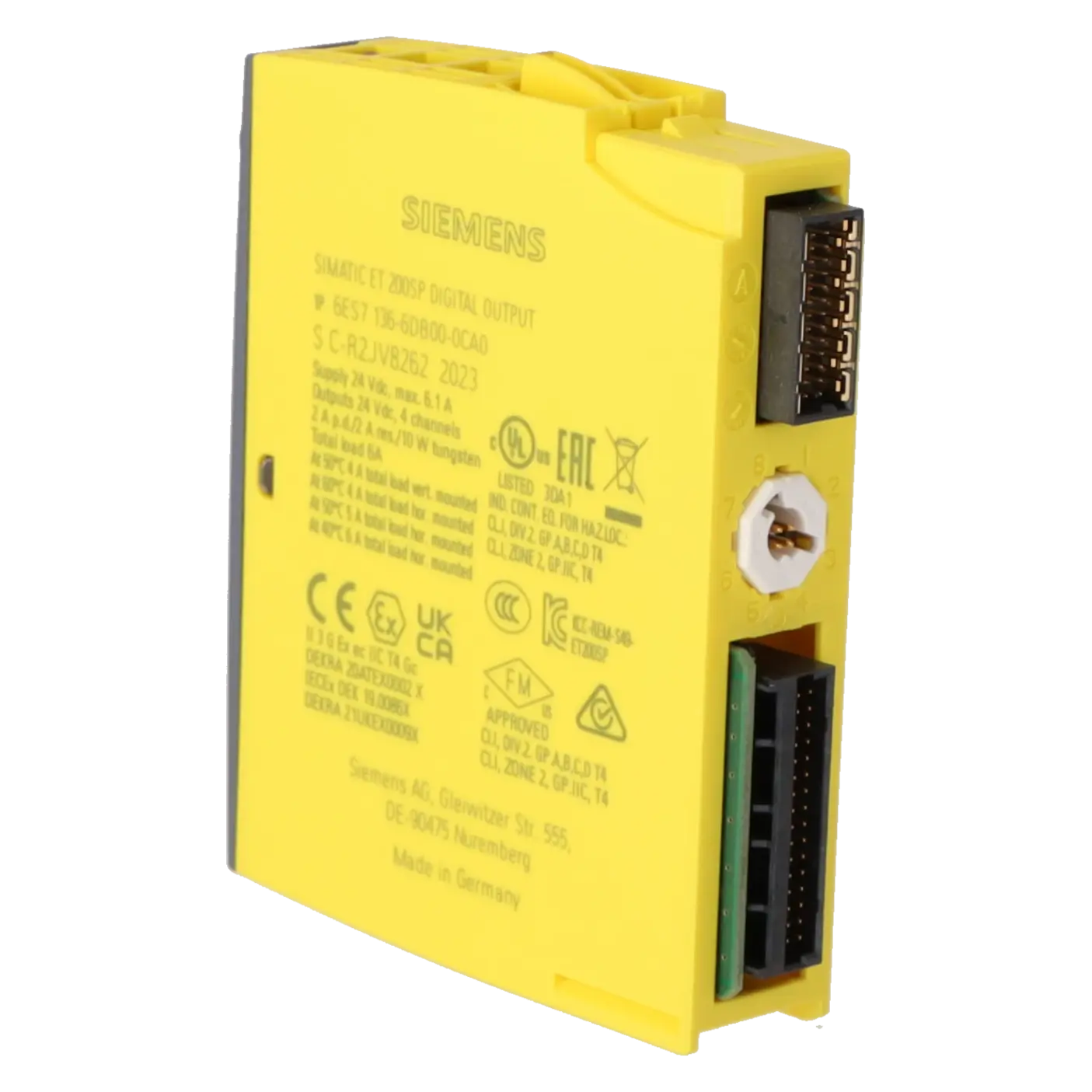 SIEMENS 6ES7136-6DB00-0CA0, PLC Controls, Digital Input / Output Modules, K0370488 Image 4