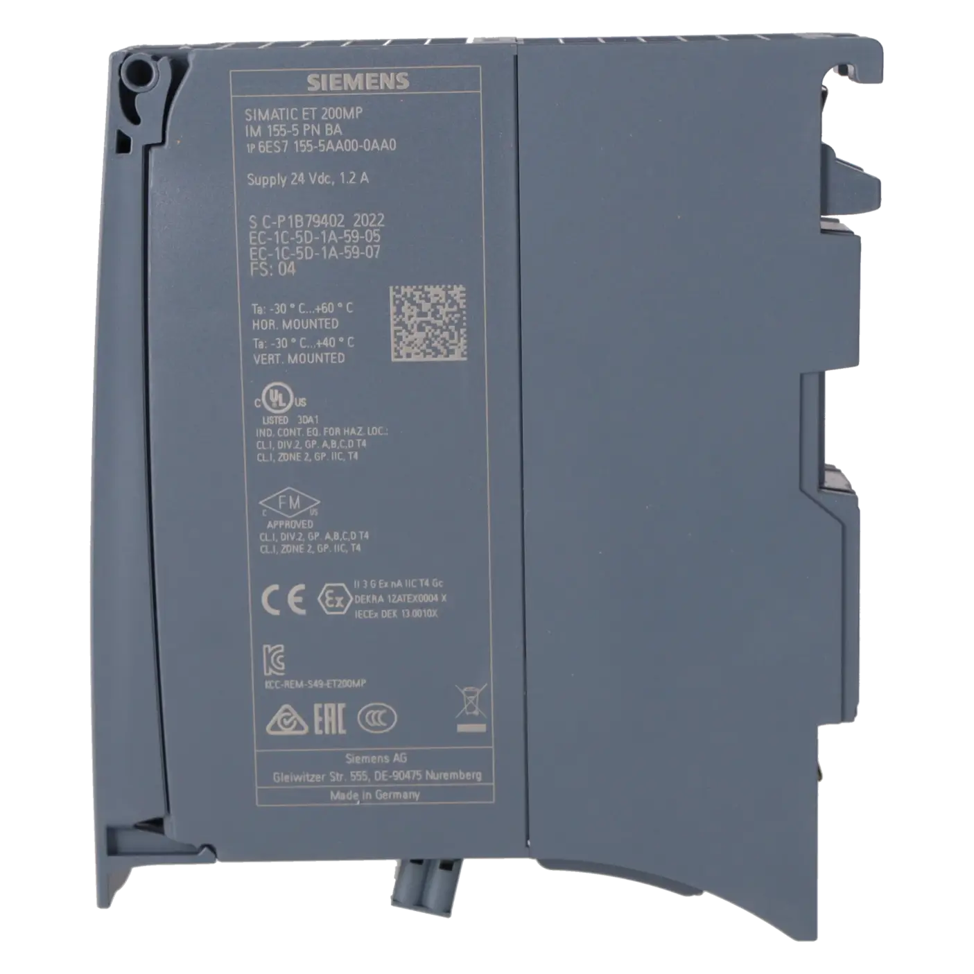 SIEMENS 6ES7155-5AA00-0AA0, PLC Controls, Interface Modules / Power-On Units, K1138855, Image 3